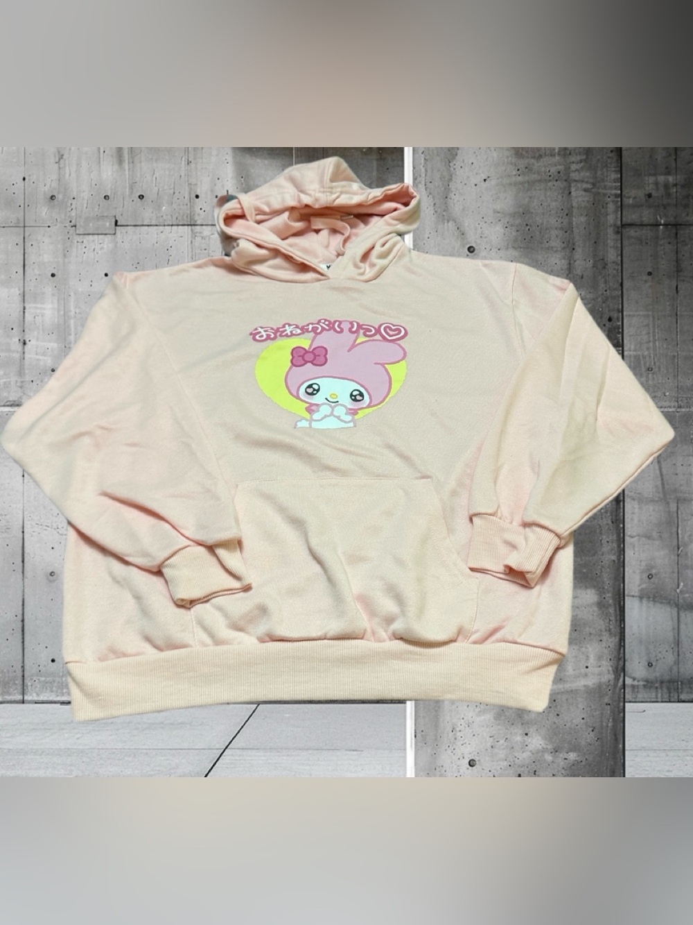 Sanrio Women’s Pink & Yellow My Melody Graphic Hoodie  M